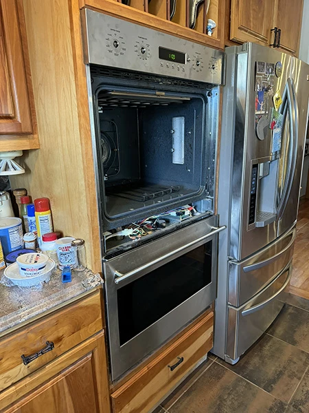 Built-in oven not heating, Built-in oven doesn't heat