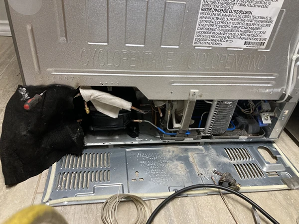 LG Fridge sealed system repair