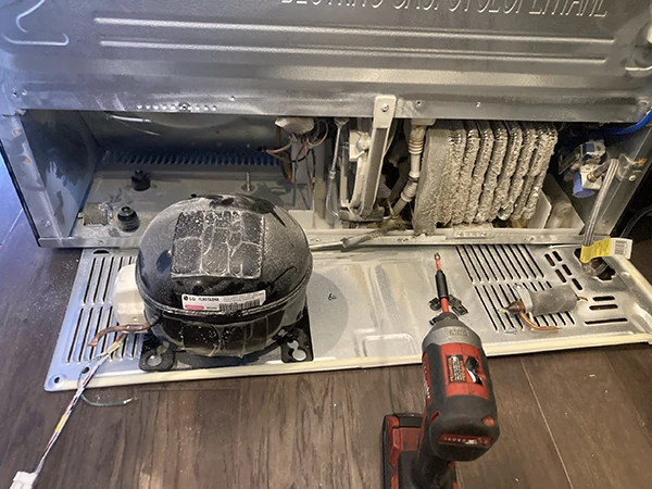 LG Fridge compressor replacement